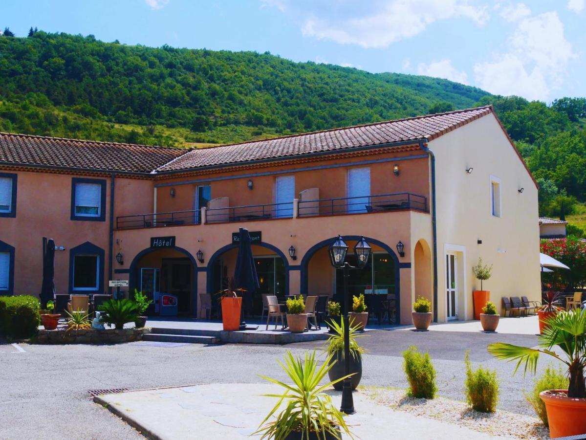 Hotel Restaurant Les Chataigniers Privas Exterior photo